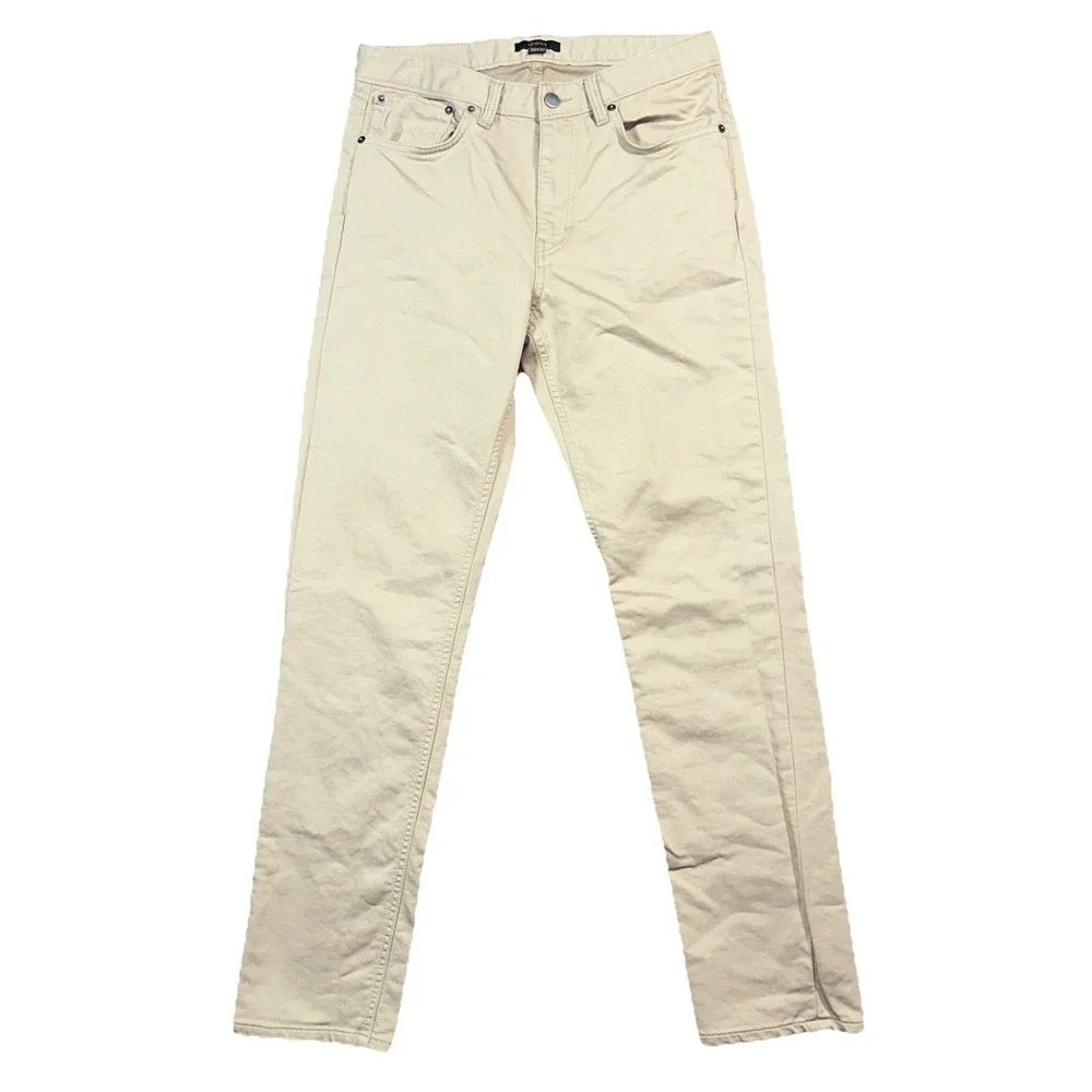 Quince Comfort Stretch Traveler 5-Pocket Pants Men's Fits 30/31 Khaki Beige